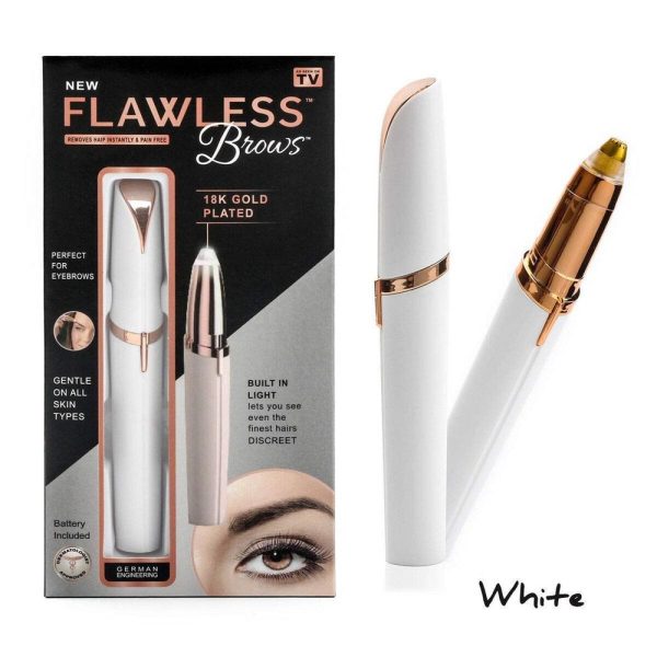 Flawless Brows Rechargeable Eyebrow Hair Remover Machine – Chargeable (random Color) - CHAUDHARY BRAND STORE