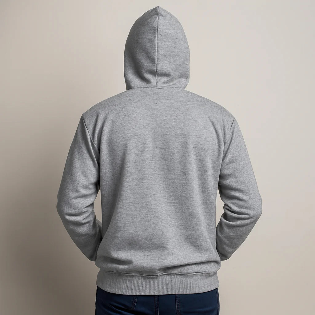 Emoji Printed Grey Hoodie – New Summer Collection for Men & Boys | Fun, Stylish & Comfortable Casual Wear (XL)