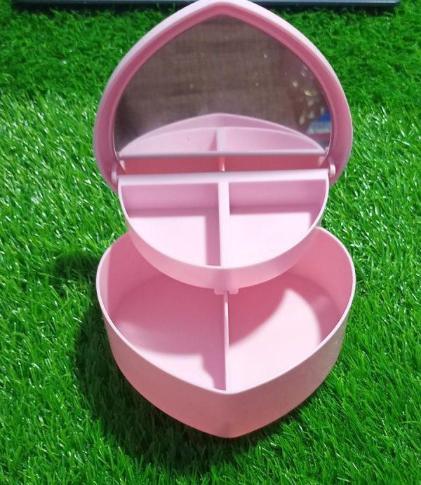 Heart-shaped Jewelry Box For Baby Girls Makeup Box - CHAUDHARY BRAND STORE