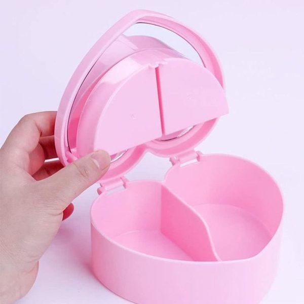 Heart-shaped Jewelry Box For Baby Girls Makeup Box