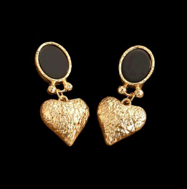 Imported Exquisite Heart Charm Statement Earrings | Earrings For Girls | New Design Earrings | Earrings For Women