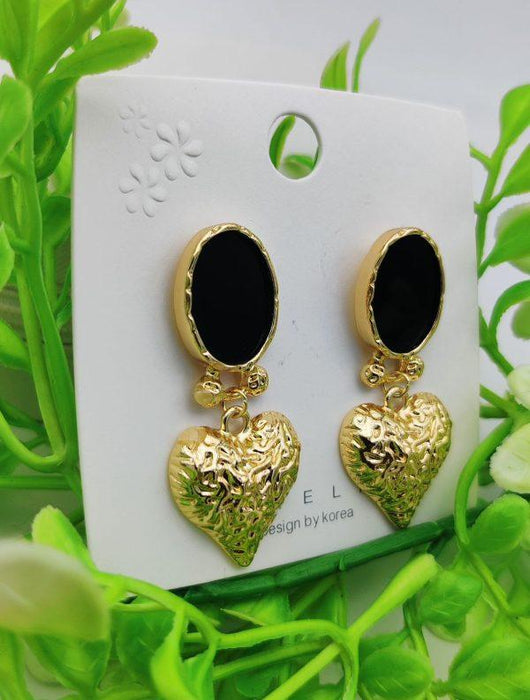 Imported Exquisite Heart Charm Statement Earrings | Earrings For Girls | New Design Earrings | Earrings For Women - CHAUDHARY BRAND STORE