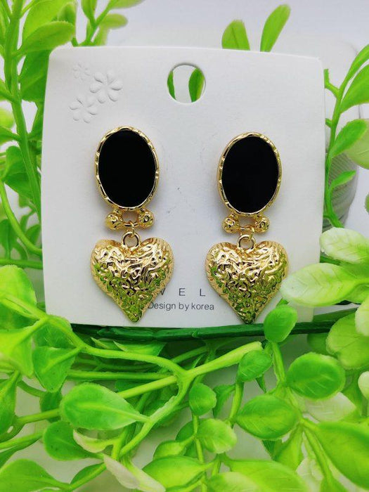 Imported Exquisite Heart Charm Statement Earrings | Earrings For Girls | New Design Earrings | Earrings For Women