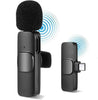 K8 Type-C Wireless Lavalier Microphone | Portable Noise-Cancelling | Mic for Android, Vlogging & Live Streaming