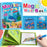 Magic Water Book Painting Drawing Coloring Board Book Magic Water Pen (Pack Of 3) - CHAUDHARY BRAND STORE