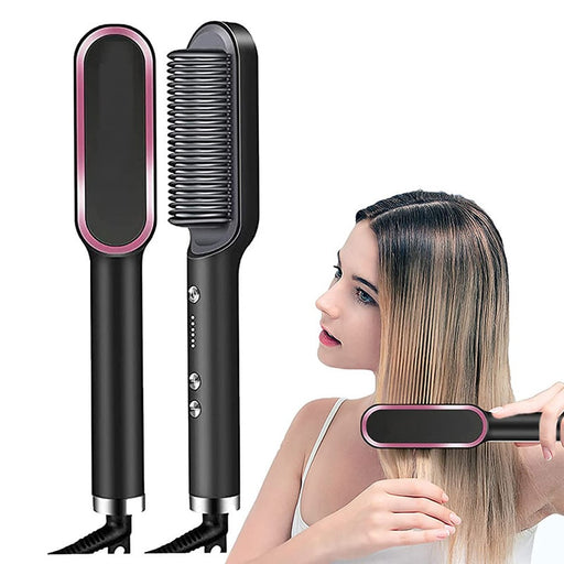 Hair Straightening Comb/brush, Curling Comb Dual-purpose Hair Straightener Styling Comb, Splint Does Not Damage The Inner Buckle For Professional Salon At Home (random Colors) - CHAUDHARY BRAND STORE