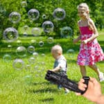 Automatic Bubble Gatling Gun 8-Holes Bubble Machine Bubble (Pack Of 2 Set)