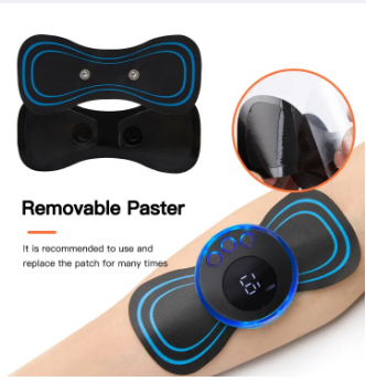 Mini Body Massager Pulse Neck Pain Relief Ems Butterfly Body Massager Men & Women (Pack Of 2))