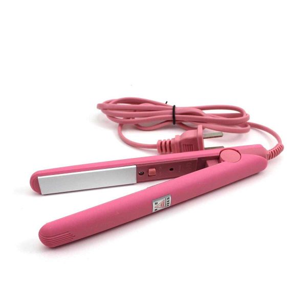 Mini Portable Ceramic Hair Straightener & Curler | Frizz-Free Smooth Hair | Random Color