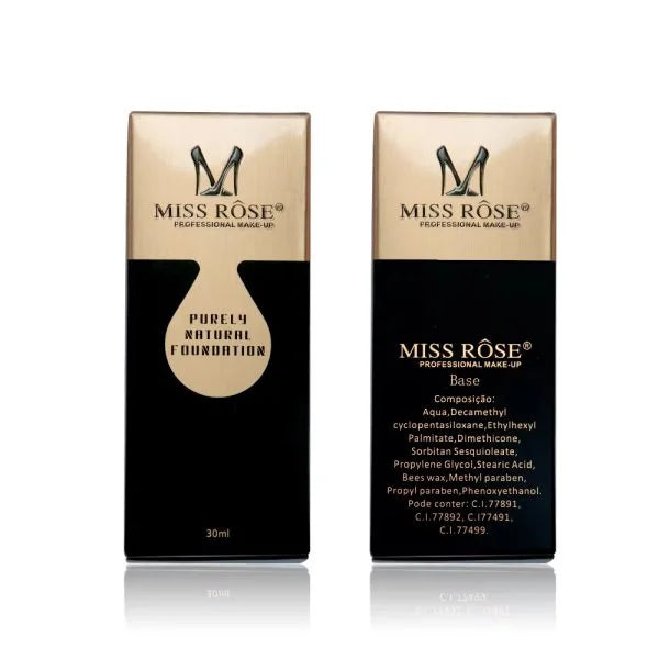 Miss Rose Purely Natural Liquid Foundation – Long Lasting Full Coverage Chaudhary Brand Store