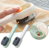 Shoe Brush with Liquid Dispensing | Multi-Purpose Cleaning Tool / pack of 3