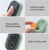 Shoe Brush with Liquid Dispensing | Multi-Purpose Cleaning Tool / pack of 3