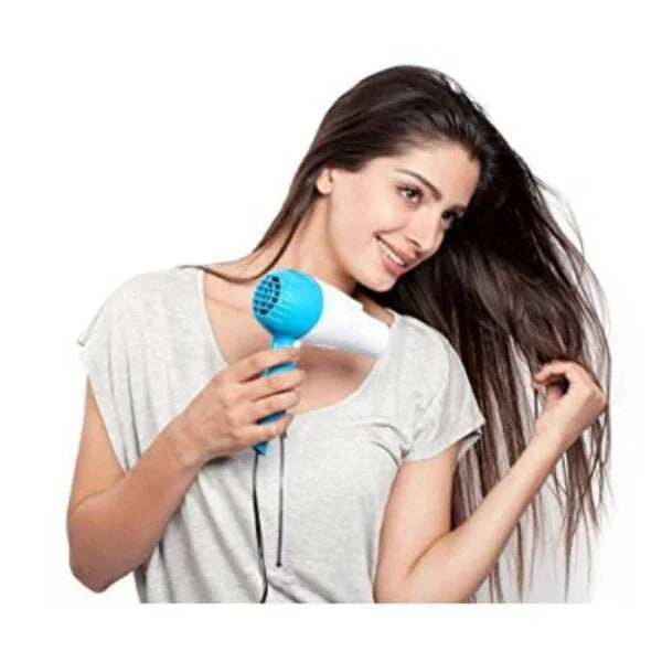 Nova Foldable Hair Dryer NV 1290 – Compact Travel Hair Dryer (Random Color)