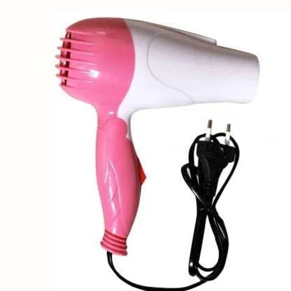 Nova Foldable Hair Dryer NV 1290 – Compact Travel Hair Dryer (Random Color)