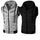 Pack of 2 Jaqueta Front Zipper Sleeveless Hoodies | 2 Pieces | New Jet Collection Upper (L)