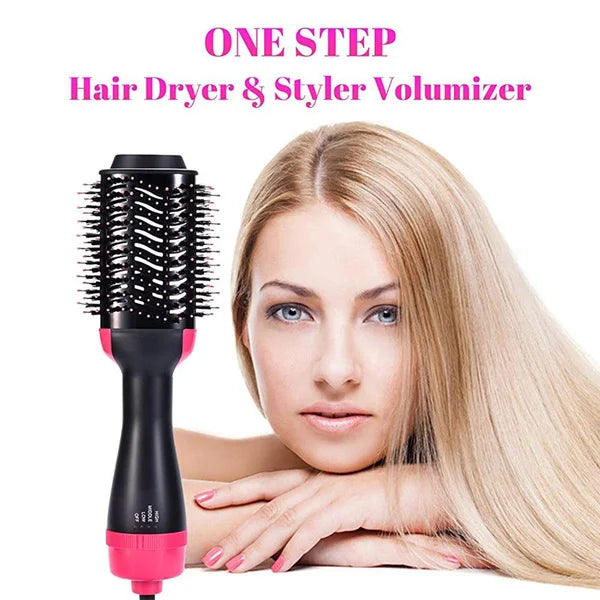 One Step 2 in 1 Hair Dryer & Brush – Fast Drying, Straightening & Curling Styler