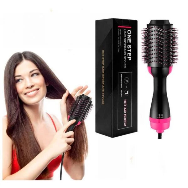 One Step 2 in 1 Hair Dryer & Brush – Fast Drying, Straightening & Curling Styler