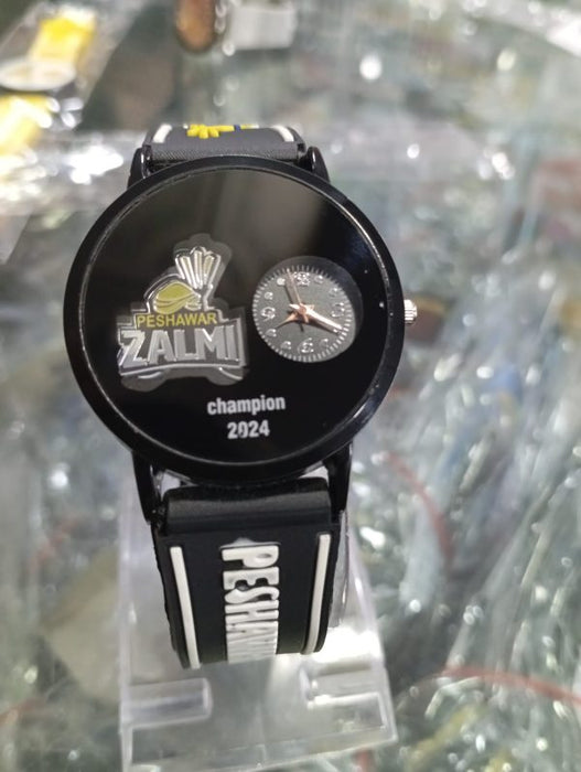 Peshawar Zalmi Logo Watch Psl Wrist Watches For Unisex Men’s Formal Watch - CHAUDHARY BRAND STORE