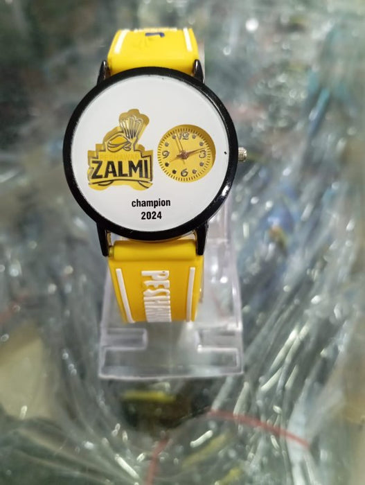 Peshawar Zalmi Logo Watch Psl Wrist Watches For Unisex Men’s Formal Watch - CHAUDHARY BRAND STORE