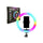 MJ36 RGB LED Ring Light 36cm with 16 Colors, Brightness Control & Phone Holder