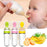 Silicone Bottle Feeding Baby Spoon Feeder (random Color) Pack Of 2