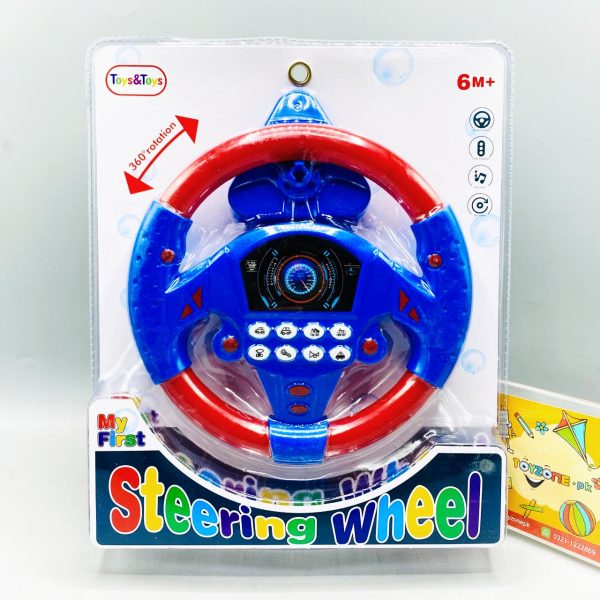 Simulation Driving Car Steering Wheel Learning Toy For Kids (random Color)