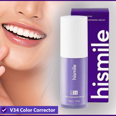 Hismile V34 Color Corrector Serum | High Quality |  Instant Teeth Brightening Solution | 30ml