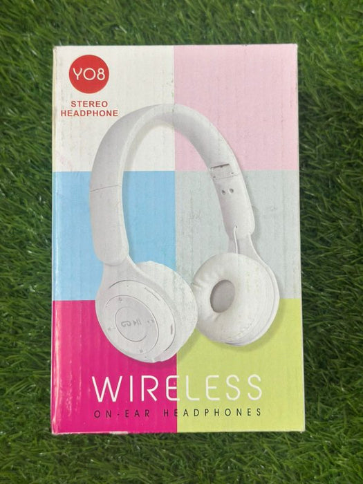 Y08 Foldable Wireless Bluetooth Headphones – High-Quality Sound & Comfort!