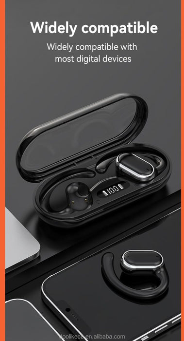 X97 Headphones Wireless Earphone Tws Painless Wear No Pain Led Display Open-ear Bt 5.3 Earbuds (random Color) - CHAUDHARY BRAND STORE