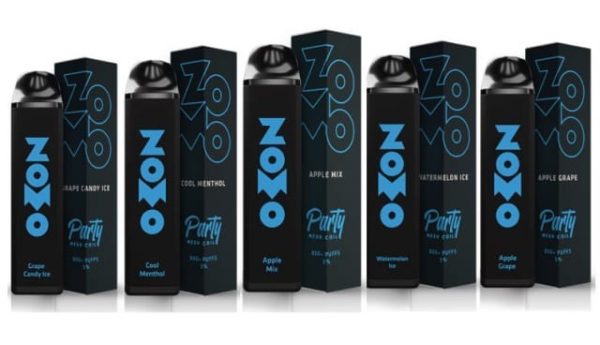 Zomo Party Mesh Coil Pod – 800 Puffs – 5% Nicotine – 2.6ml – 500mAh